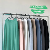 Foesce Spring Cotton Long Sleeve T-Shirt Men Fashion 9 Colors Casual O-Neck Pullover TShirt Men Korean Loose T Shirt Mens Top Men S-3XL