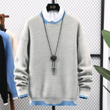 Fall Winter New Men Handsome Soft Warm Sweater Mens Top Quality Pullover Men's Trendy Knit Thick Sweaters Male Brand Jumper