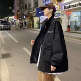 Cargo Jackets Men Retro Japanese Stylish Zip Up Clothing Teens Design Military Personal Streetwear Fashion Chaquetas Casual Chic