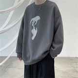Foesce Hip Hop American California Letter Print Loose Tracksuit Men Clothing Long Sleeve Casual Hoodies Women New Autumn Streetwear Men