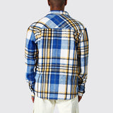 Casual Long Sleeve Turn-down Collar Shirts Men Autumn Fashion Plaid Printing Tops Cardigan For Mens Spring Trend Button-up Shirt