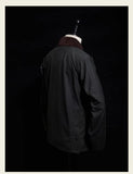 Foesce Vintage Wax Jacket Men Autumn Winter Windbreaker Waterproof Multi-pocket Raglan Sleeve Jacket Casual Zip Cardigan Coat