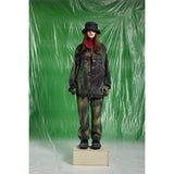 Men Tie Dye Hole Jeans Denim Jacket Oversize Streetwear Fashion Loose Casual Hip Hop Vintage Denim Jacket Coat Couple Clothing