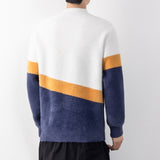 Foesce New Winter Brand Fashion Mink Cashmere Sweater Men High Quality Casual Knitted Pullovers Male Thick Warm Slim Fit Sweaters