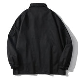 Foesce American Retro Tactical Jacket Men's Korea Color Matching High Street Loose Casual Sports Baseball Uniform Preppy Hip Hop Coat