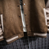 Youth Trend College Wear Autumn Hip Hop Casual Baseball Coat Slim Fit Unisex Baseball Uniform Bomber Jackets For Men's