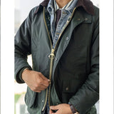 Foesce Vintage Wax Jacket Men Autumn Winter Windbreaker Waterproof Multi-pocket Raglan Sleeve Jacket Casual Zip Cardigan Coat