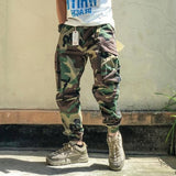 Fashion Military Camo Tactical Cargo Pants  American Streetwear Casual TrousersMen Harajuku Joggers Male Camoufage