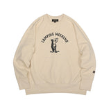 Foesce Second Order Ivy Sports Sweatshirt American Casual Oversize Crewneck Pullover