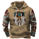 Vintage Clothing Men's Hoodies Casual Harajuku Fashion Graphics Long Sleeve Top Men Pullover Loose Oversized Male Street Pullove
