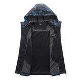 Foesce Outdoor Sports Hooded Jacket Men's Mountaineering High Collar Jacket Spring and Autumn Thin Casual Quick-drying Windbreaker