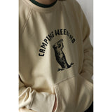 Foesce Second Order Ivy Sports Sweatshirt American Casual Oversize Crewneck Pullover