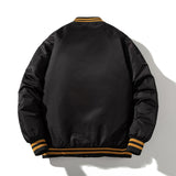 Foesce Winter Varsity Jacket Men Badge Basketball Jacket Casual Streetwear Hooded Coat Letter Thick Warm Parkas Male Outerwear Autumn