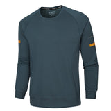 Foesce Quick Dry Autumn Spring Sport Training Running Tshirt Top Tees Fashion Clothes OverSize 7XL 8XL 9XL Long Sleeve Blue Men T Shirt
