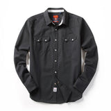 Casual Plaid Shirt for Men Flannel Long Shirt Sleeved Autumn Clothes Tops Shirt Chest Outwea Pocket Design Pocket Design