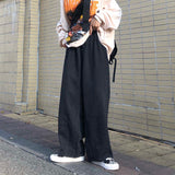 Wide Leg Jeans Men Autumn American High Street Loose Mopping Baggy Fashion Hip Hop Trousers All-match Harajuku Minimalist Daily