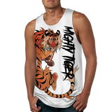 Summer Fashion Top/ Shorts/2PC Sets Cool Tiger Print Tank Tops Mens Vest Sportwear Tracksuits Men's Clothing